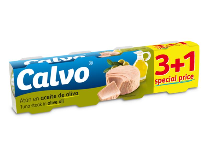 Calvo - Ton In Ulei De Masline 4x80g